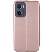 Шкіряний чохол-книжка Classy для Motorola Moto G05 / E15 – Rose Gold