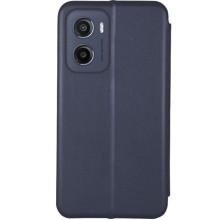 Шкіряний чохол-книжка Classy для Motorola Moto G05 / E15 – Темно-синій