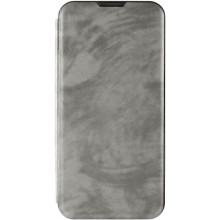Кожаный чехол-книжка Belora для Motorola Moto G05 / E15 4G – Серый