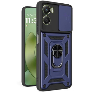 Чехол Ummi Camshield Serge Ring для Motorola Moto G05 / E15 – Синий