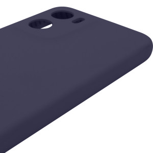 Чехол Silicone Cover Lakshmi Full Camera (AAA) для Motorola Moto G05 / E15 4G – Темно-синий