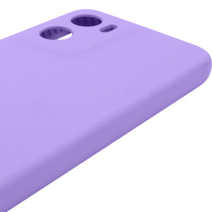 Чехол Silicone Cover Lakshmi Full Camera (AAA) для Motorola Moto G05 / E15 4G – Сиреневый