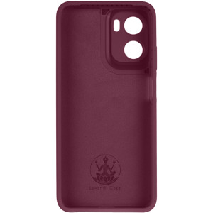 Чехол Silicone Cover Lakshmi Full Camera (AAA) для Motorola Moto G05 / E15 4G – Бордовый