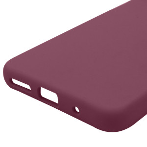 Чехол Silicone Cover Lakshmi Full Camera (AAA) для Motorola Moto G05 / E15 4G – Бордовый