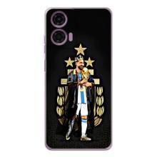 Чохли для Motorola Moto G05 (Leo чемпіон) (AlphaPrint) (Мессі Король)