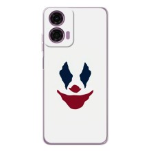 Чехлы с картинкой Джокера на Motorola Moto G05 (Лицо Джокера)