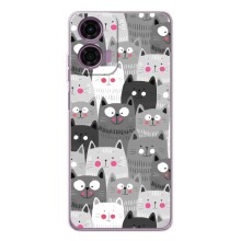 Чохли з Котиками для Motorola Moto G05 (VPrint) (Мальовані котики)