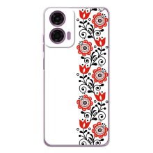 Чохол для Патріота України Motorola Moto G05 - (AlphaPrint) (Яскрава вишиванка)