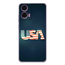 Чохол Прапор USA для Motorola Moto G05