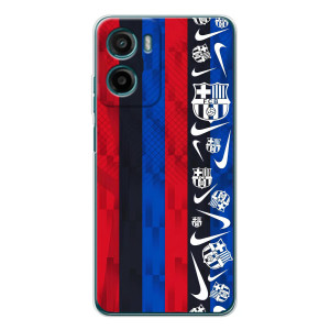 Чехол для Motorola Moto G05 (Барселона) – Фанат Барсы