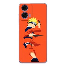 Чехлы с принтом Наруто на Motorola Moto G05 (Силуэт Наруто)