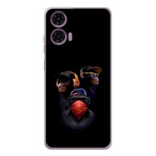 Чохол з Мавпами Motorola Moto G05 - (AlphaPrint) (Три мавпи)