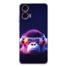 Чохол з Мавпами Motorola Moto G05 - (AlphaPrint) (Стильна мавпа)