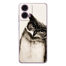 Чохол з пташками на Motorola Moto G05 (VPrint) (Сова)