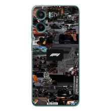 Чехол Формула1 на Motorola Moto G05 – Коллаж Ф1