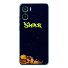 Чехол с мультфильмом Шрек на Motorola Moto G05 – Шрек лого