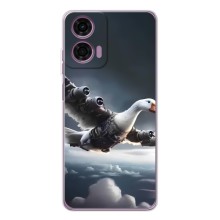 Чохол з мемом Тралалело тралала на Motorola Moto G05 (Бомбардіні гусіні)
