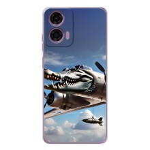 Чохол з мемом Тралалело тралала на Motorola Moto G05 (Бомбардіро крокоділо)