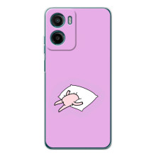 Прикольные Чехлы с принтом "интернет мэмы" для Motorola Moto G05 (Плач в подушку)