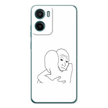 Прикольные Чехлы с принтом "интернет мэмы" для Motorola Moto G05 (Сочувствие)