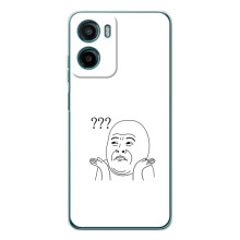 Прикольные Чехлы с принтом "интернет мэмы" для Motorola Moto G05 (Стикер удивления)