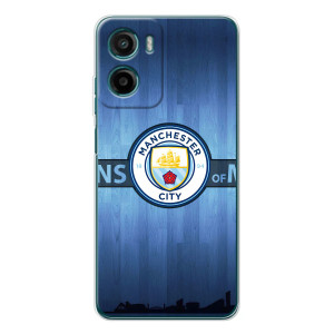 Силиконовые Чехлы принт Футбол на Motorola Moto G05 – ManCity