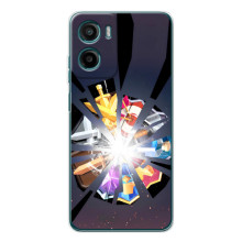 Силиконовый Чехол (атрибутика Клеш Роял) для Motorola Moto G05 (Кланы)