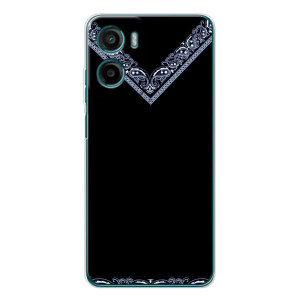 Силиконовый Чехол на Motorola Moto G05 – Воротник вышиванки