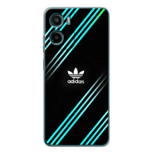 Чехлы Адидас для Motorola Moto G06 Power (AlphaPrint) – Адидас с полосами