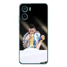Чехлы Лео Месси Аргентина для Motorola Moto G06 Power – Кубок Мира