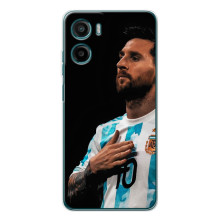 Чехлы Лео Месси Аргентина для Motorola Moto G06 Power – Месси Капитан