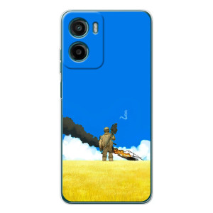 Чехлы на военную тематику для Motorola Moto G06 Power – Попадание
