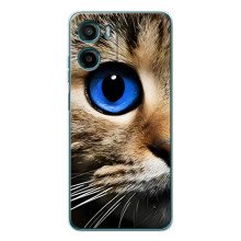 Чехлы с Котиками для Motorola Moto G06 Power (VPrint) (Глаз кота)