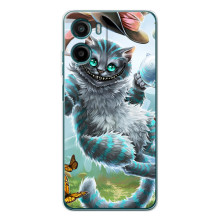 Бампер с изображением Котиков для Motorola Moto G06 Power – Чеширский  КОТИК