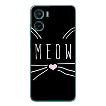Бампер с изображением Котиков для Motorola Moto G06 Power – КОТИК MEOW