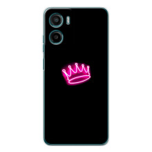 Чехол с Короной Мооторола Мото G06 Пауэр - (AlphaPrint) – Яркая корона