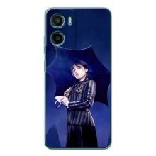 Силиконовый чехол с картинкой для Motorola Moto G06 Power (Венсдей)