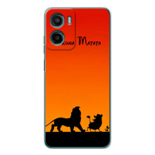 Чохол Король лев на Motorola Moto G06 Power (Акуна Матата)