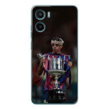Чохол з футболістом Ламін Ямаль Motorola Moto G06 Power (Ямал з кубком)