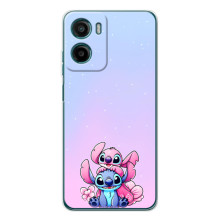 Чехол с рисунком Стич для Motorola Moto G06 Power – Энджл и Стич