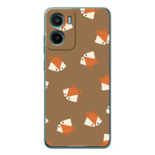 Чохол з принтом лисички Motorola Moto G06 Power – Маленькі лисички
