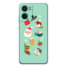 Новогодние Чехлы для Мооторола Мото G06 Пауэр (VPrint) (Настроение НГ)