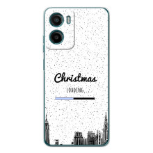 Рождественские, Праздничные Чехлы для Мооторола Мото G06 Пауэр – Рождество загружается