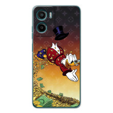 Силиконовый чехол для Motorola Moto G06 Power – Скрудж Луи Виттон