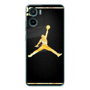 Силиконовый Чехол Nike Air Jordan на Motorola Moto G06 Power – Джордан 23