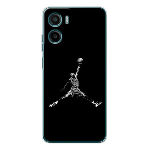 Силиконовый Чехол Nike Air Jordan на Motorola Moto G06 Power – Джордан