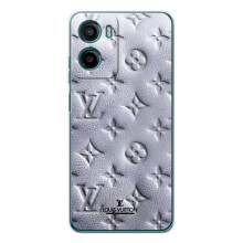 Текстурний Чохол Louis Vuitton для Motorola Moto G06 Power (Білий ЛВ)