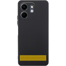 Чохол TPU GETMAN Liquid Silk Full Camera для Motorola Moto G06 – Чорний