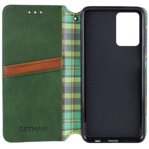 Шкіряний чохол-книжка GETMAN Cubic (PU) для Motorola Moto G06