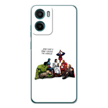 Чехлы для Motorola Moto G06 (Для Христиан) (Иисус супергерой)